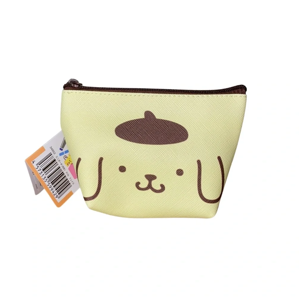 Sanrio Mini Pouch Set Hello Kitty & Pompompurin Coin Makeup Bag New w/ Tags